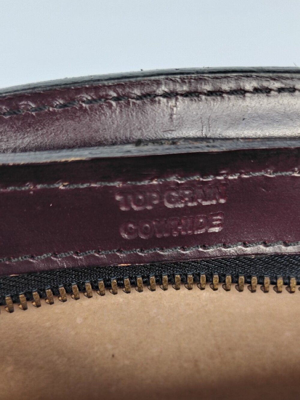 VTG Pegasus Leather Drop-Handle Briefcase Portfolio Oxblood - USA Made - Picture 3 of 13
